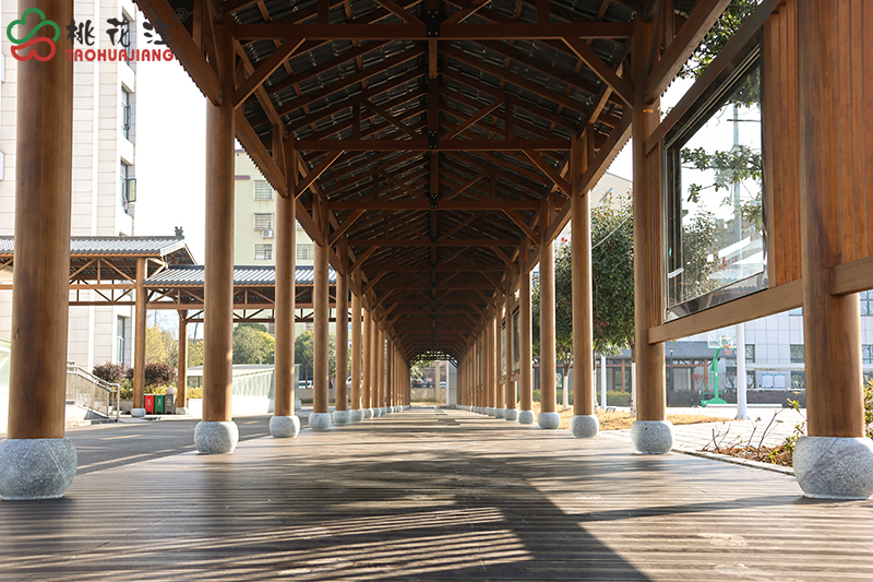 竹裝配式文化連廊 竹裝配式文化連廊