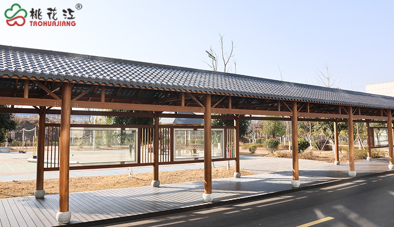 竹裝配式文化連廊 竹裝配式文化連廊