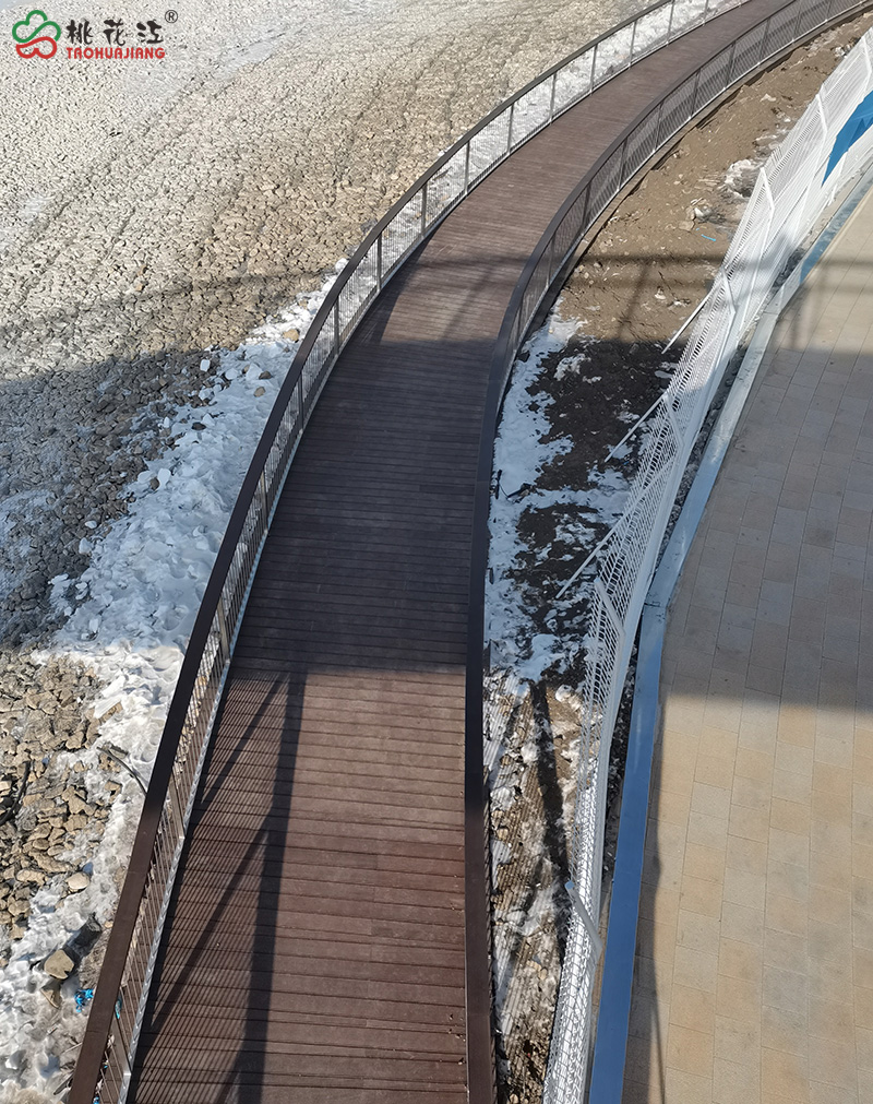 冬奧景觀湖環(huán)湖竹木棧道 冬奧景觀湖環(huán)湖竹木棧道